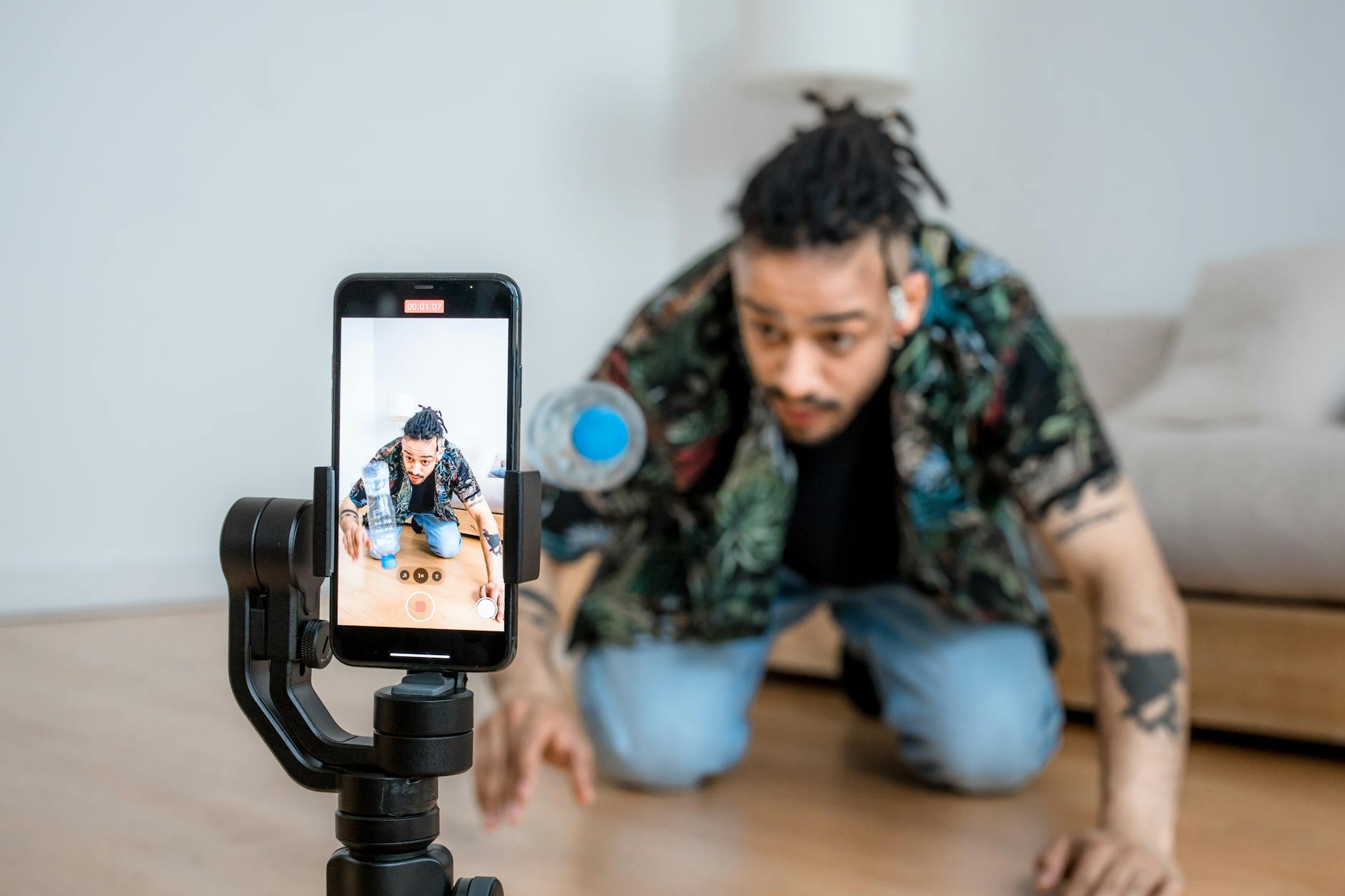 Step-by-step promo video creation using ChatCut's AI chat interface in a browser